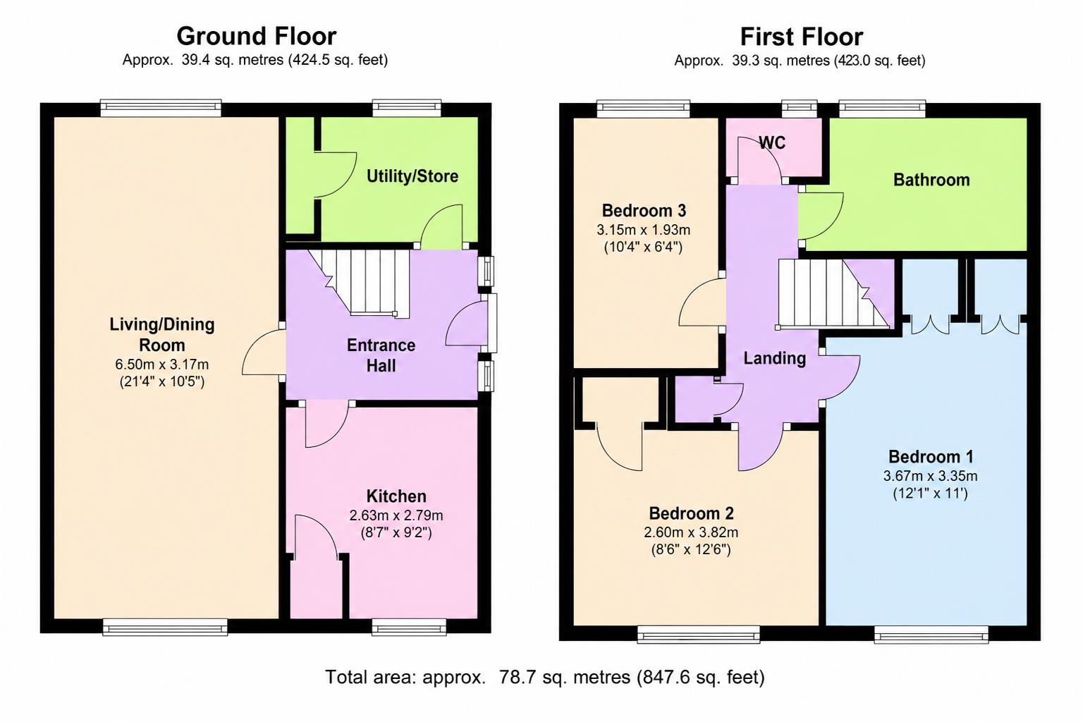 73, Elizabeth Street, Corby floorplan