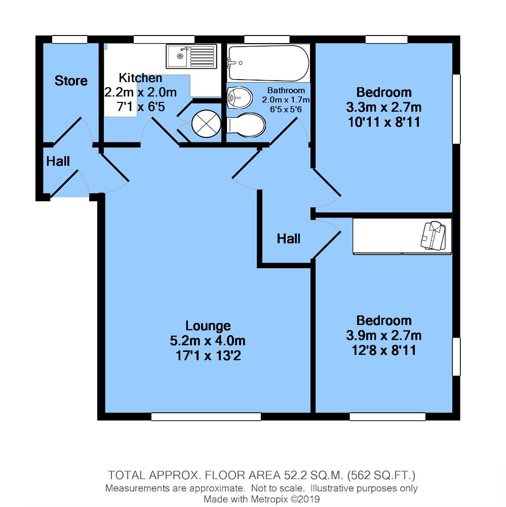 2 Bedrooms Flat for sale in Chatsworth Court, Chatsworth Road, Brampton, Chesterfield S40