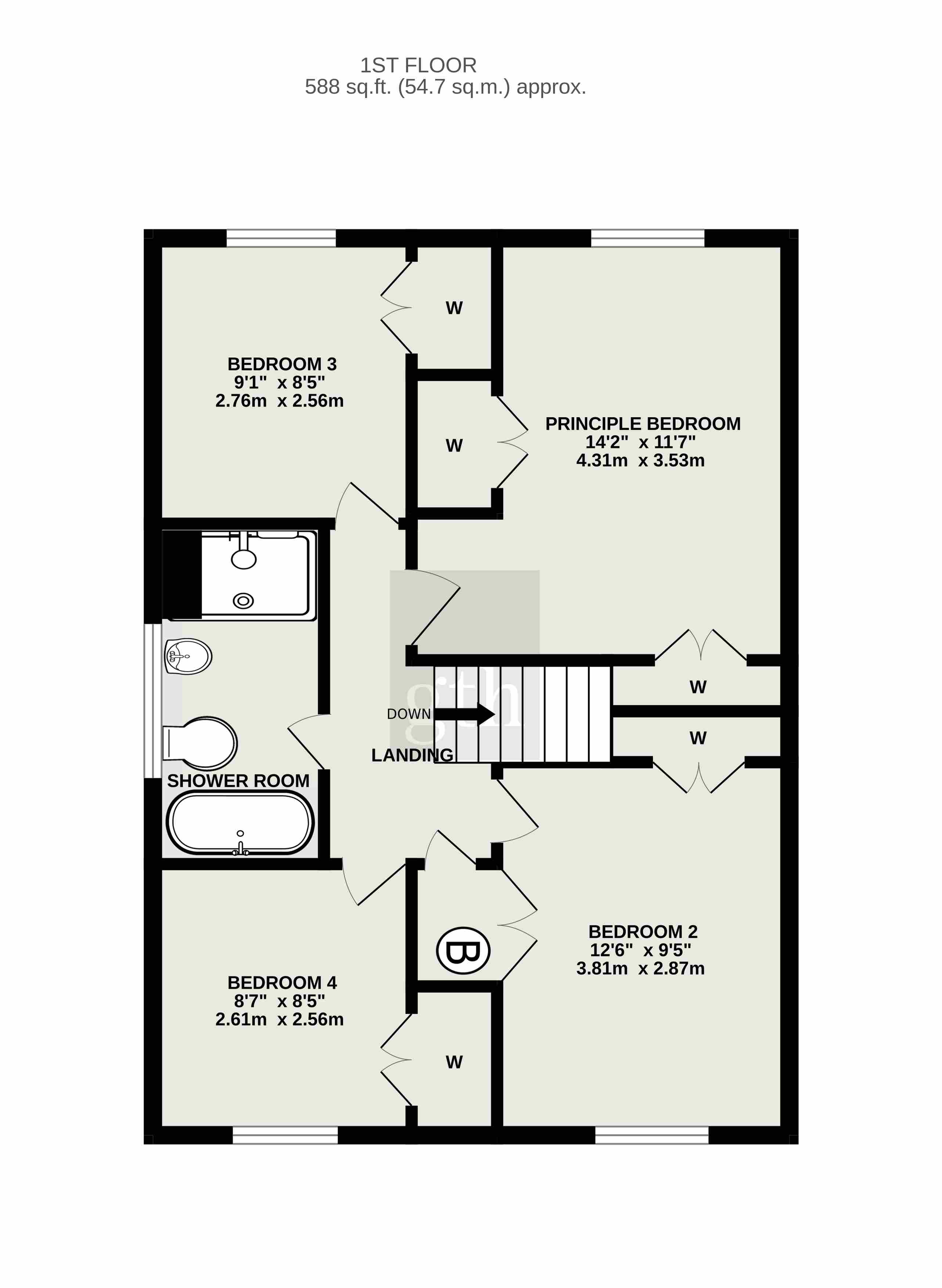 112, Buckwell, Somerset floorplan