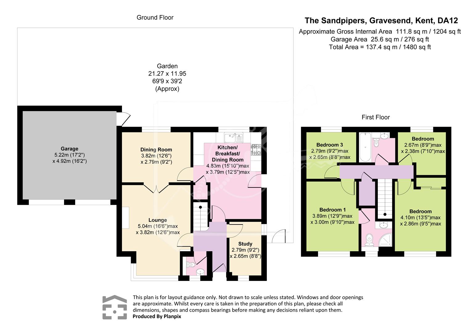 29, The Sandpipers, Gravesend floorplan