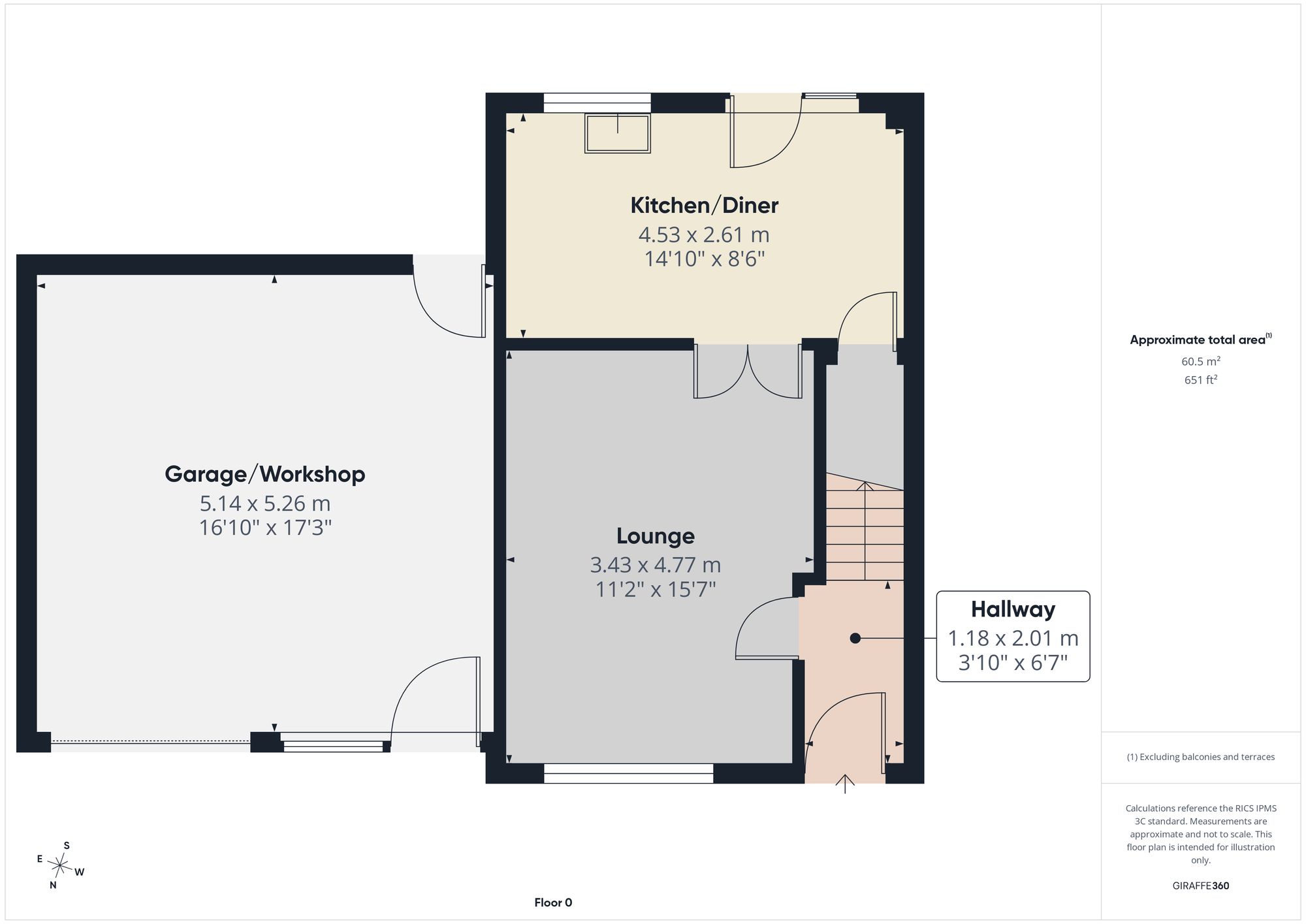 40 Pen-y-Parc, Ebbw Vale floorplan