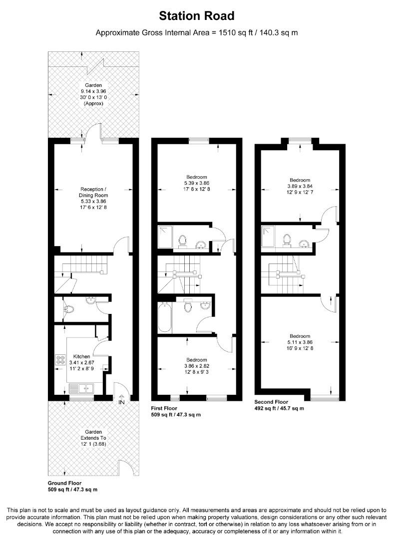 72, Station Road, Burgess Hill floorplan