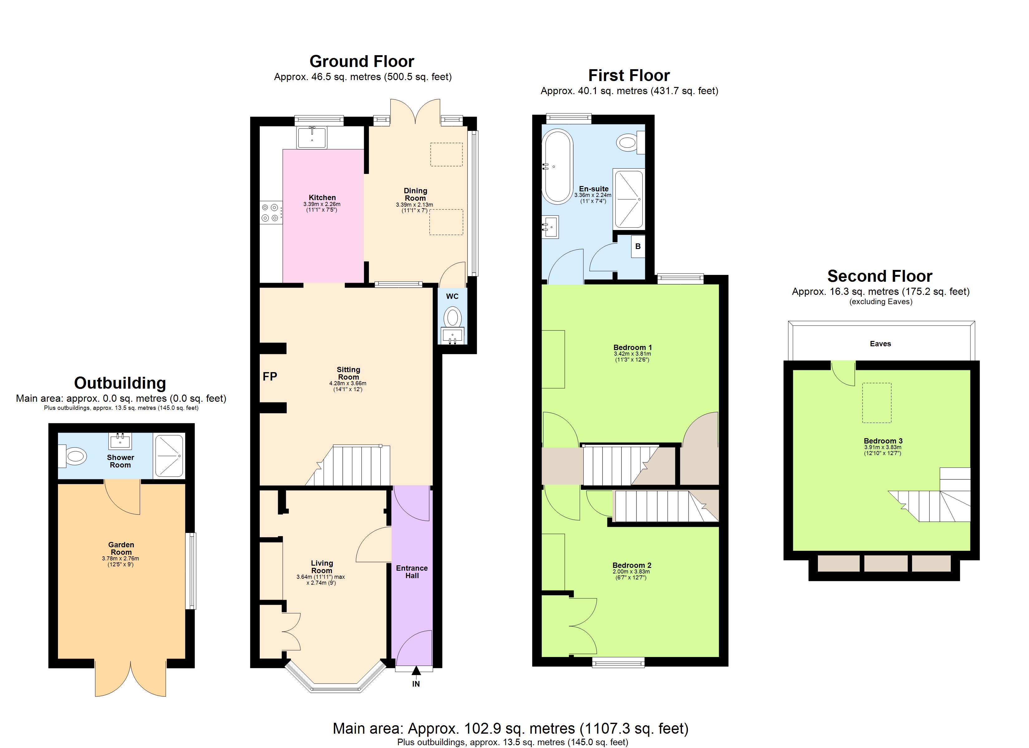 27, Rucklers Lane, Hertfordshire floorplan