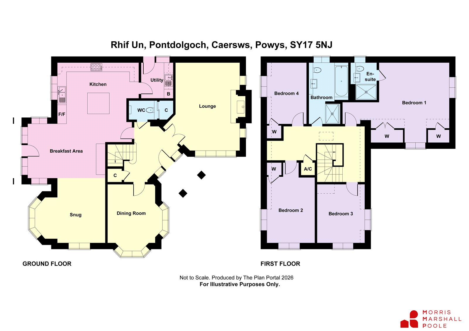 Rhif Un,, Pontdolgoch, Powys floorplan