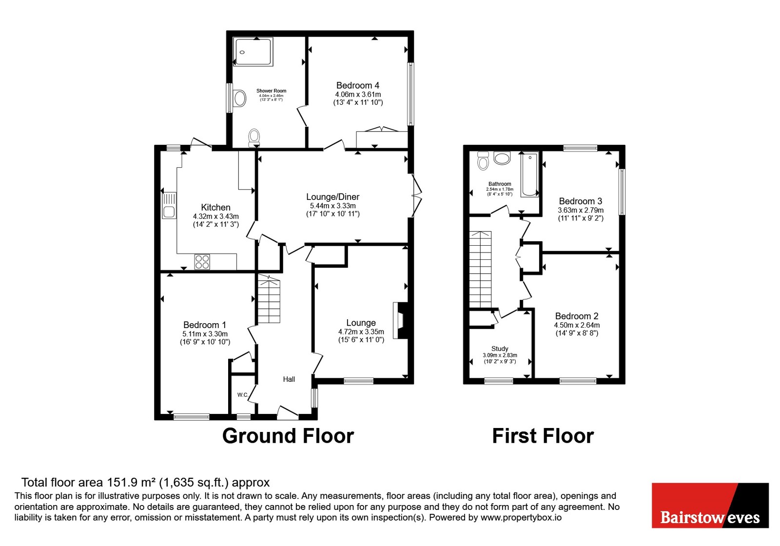 9, Croft Lea, Sudbury floorplan