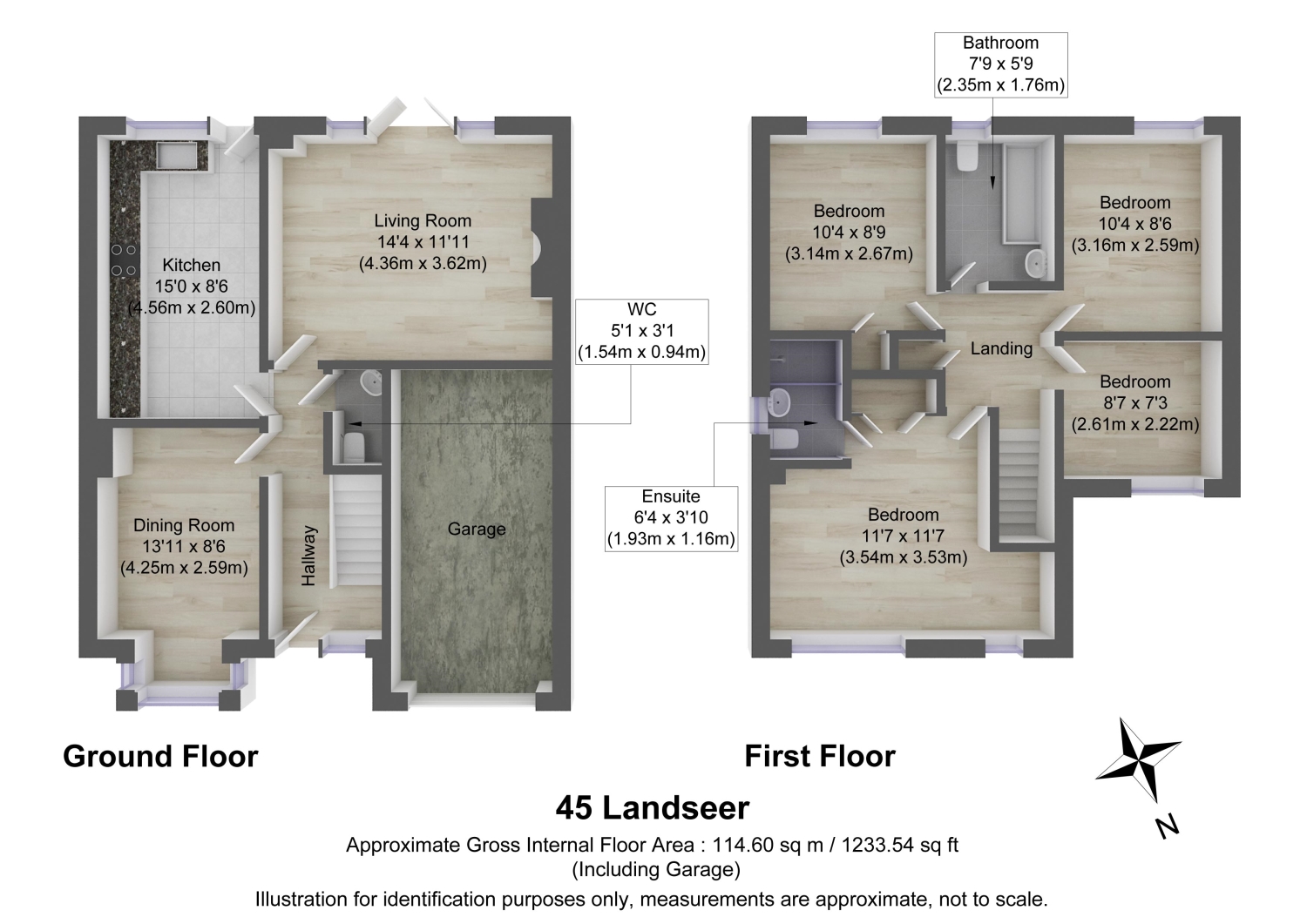 45, Landseer Avenue, Wakefield floorplan