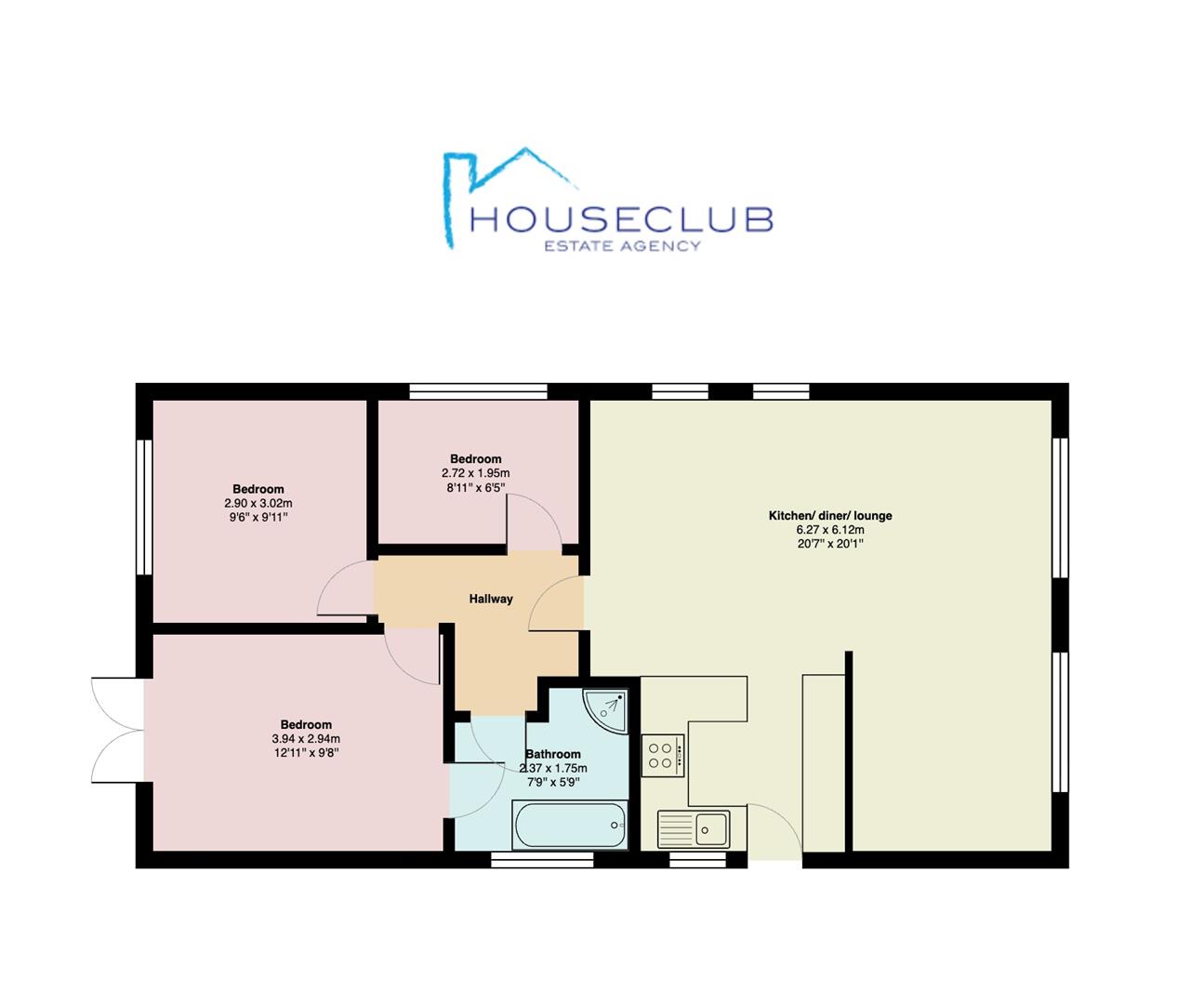 4, Ennerdale Close, Preston floorplan