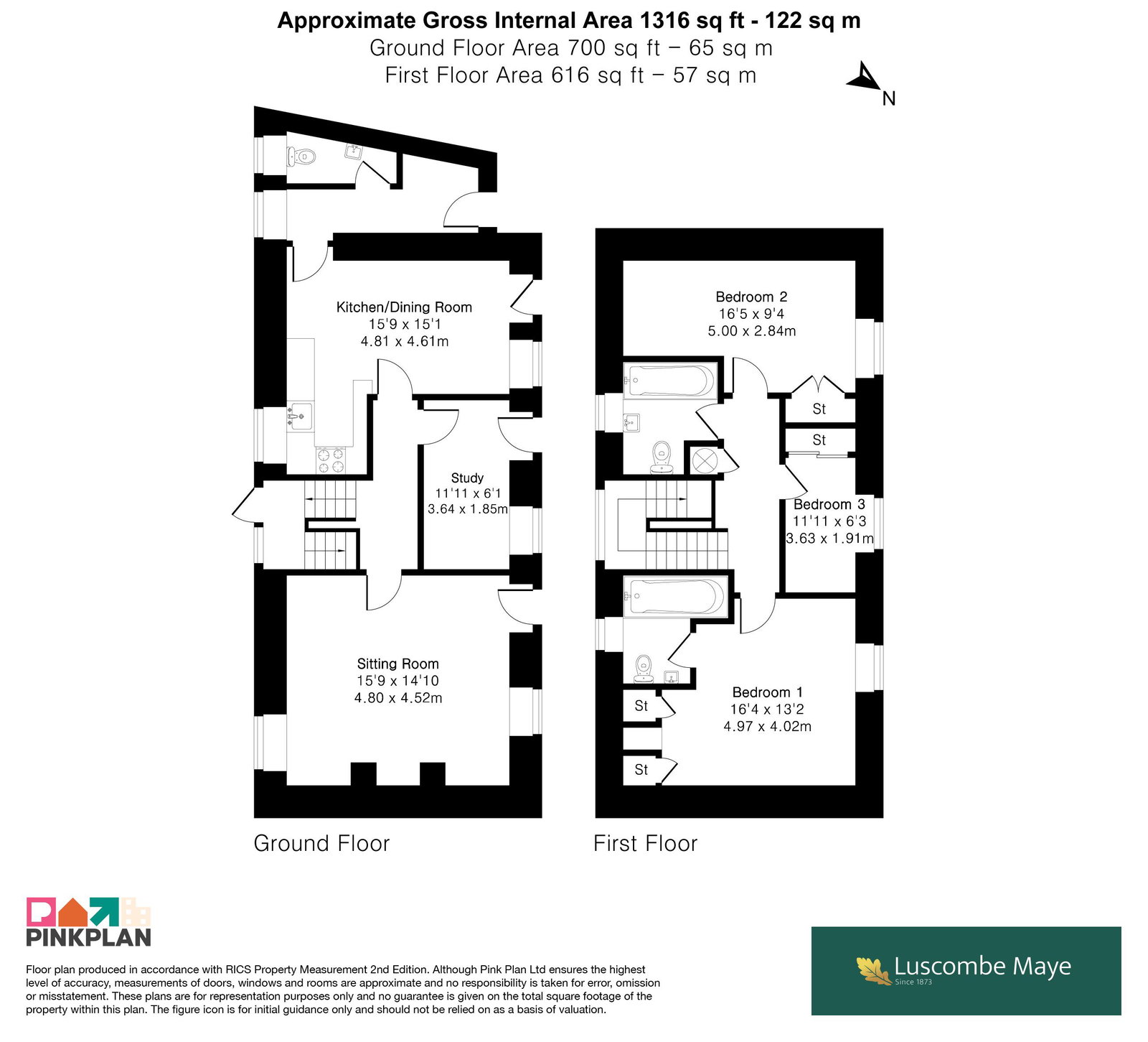 2, High Barn, Salcombe floorplan