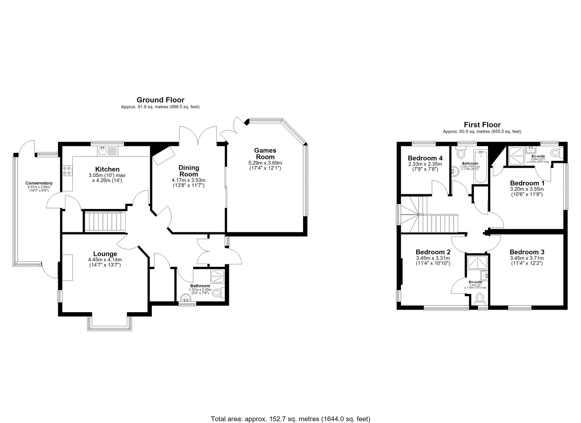 62 Green Drift, Royston floorplan