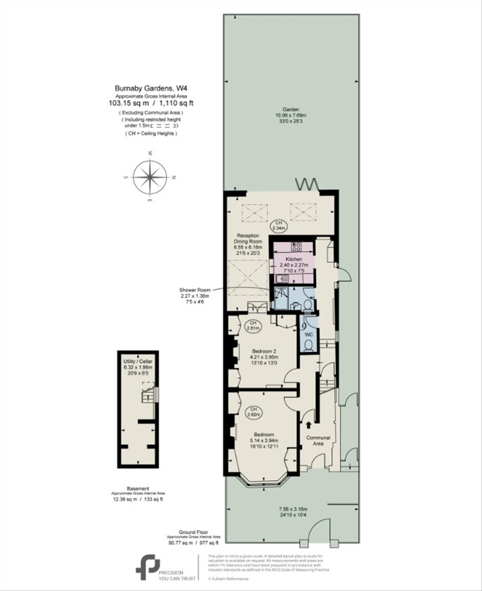 GFF, 9, Burnaby Gardens, London floorplan
