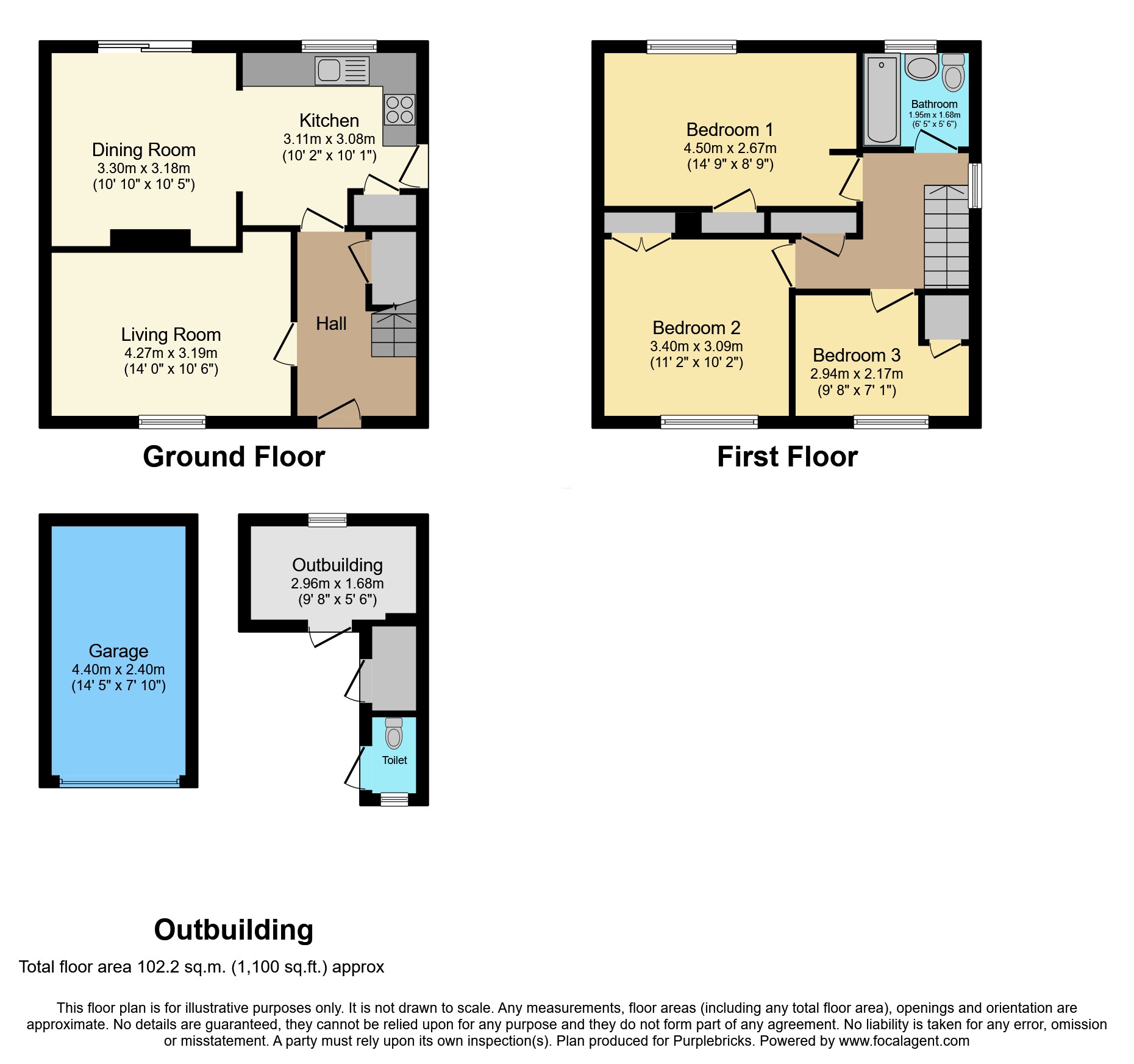 178, Bramerton Road, Nottingham floorplan