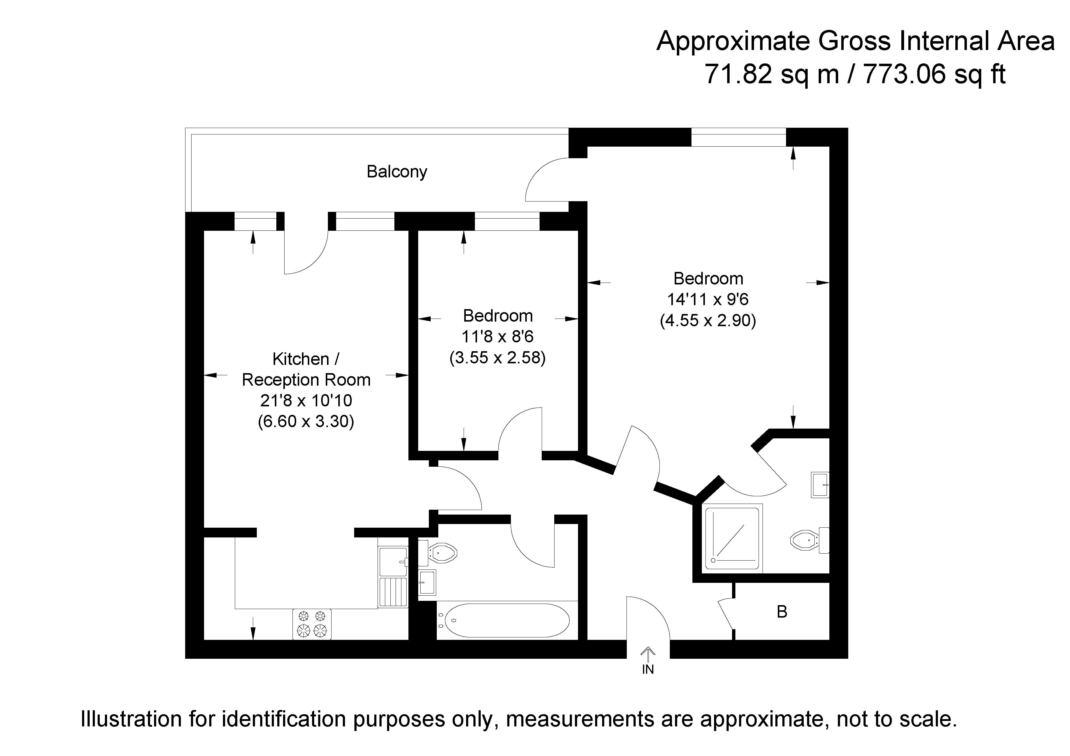 175, Stanley Road, London floorplan