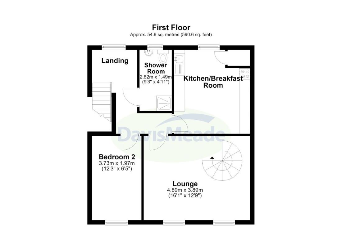 19, Market Street, Cinderford floorplan