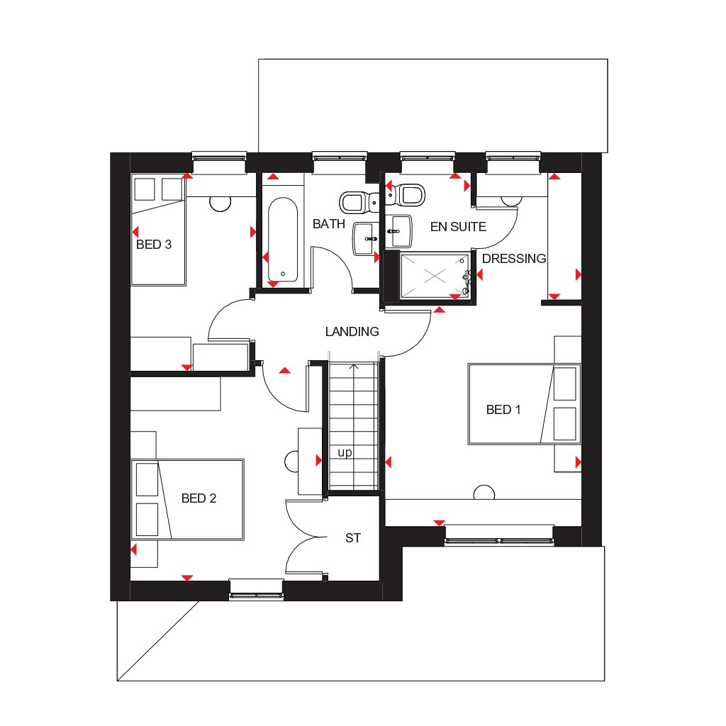 H7922325, Winnycroft Lane, Matson, Gloucester floorplan
