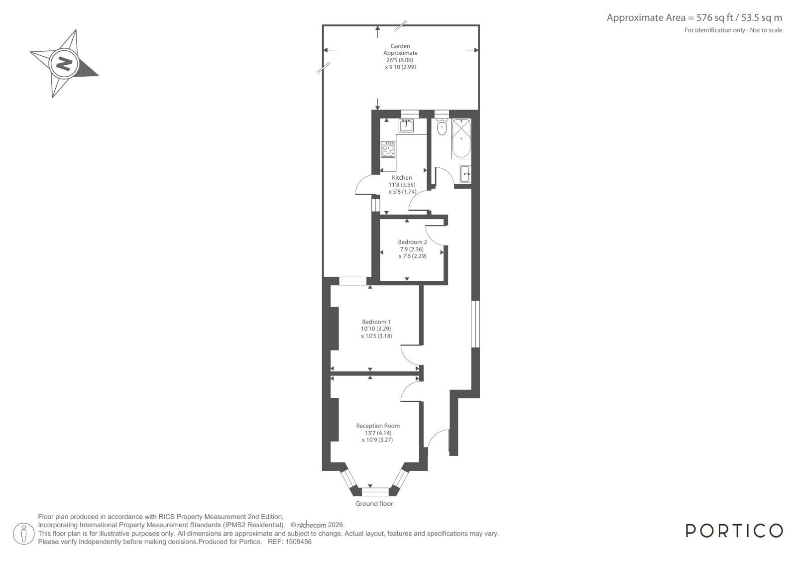 88, Hitcham Road, London floorplan
