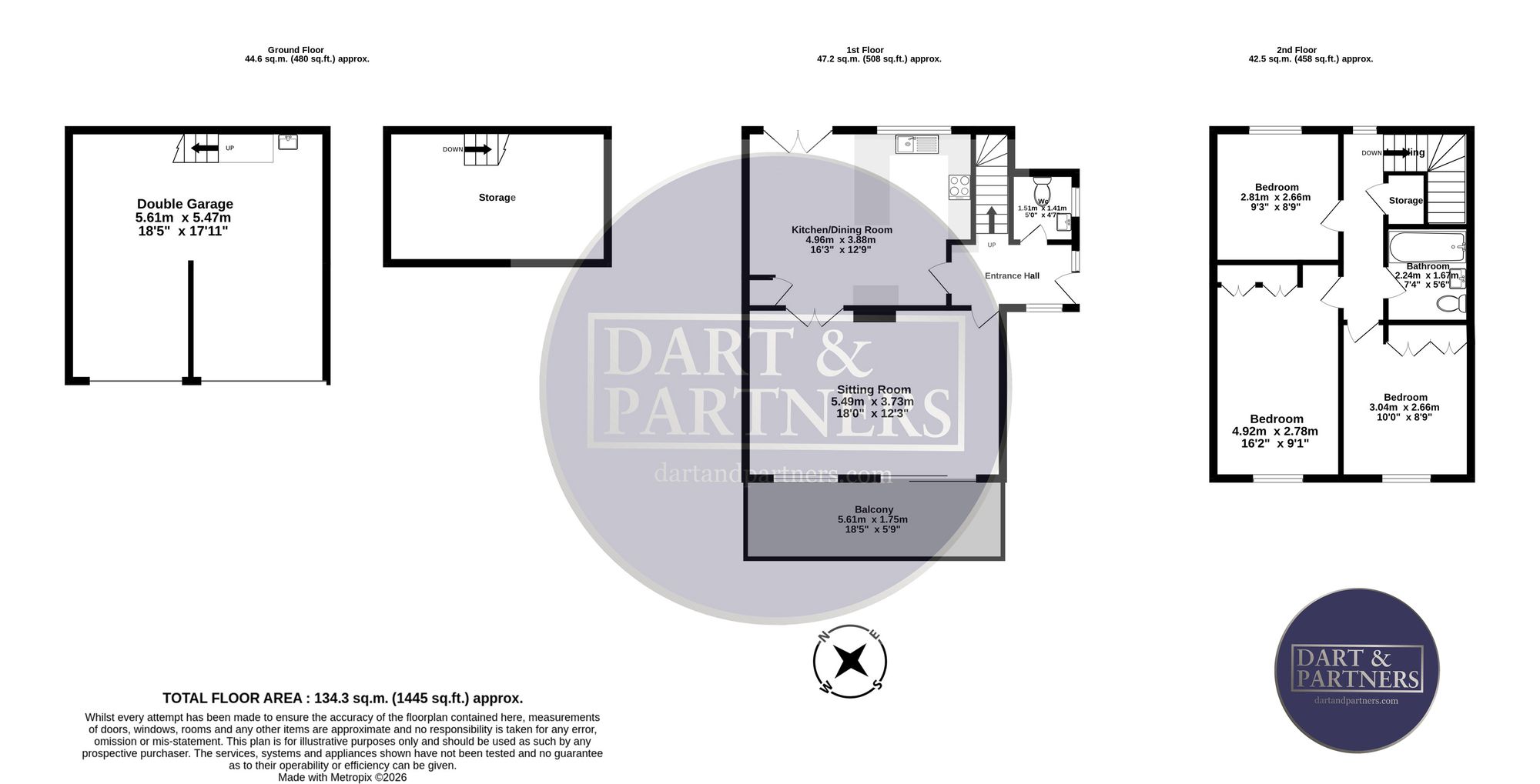 57 Upper Longlands, Dawlish floorplan