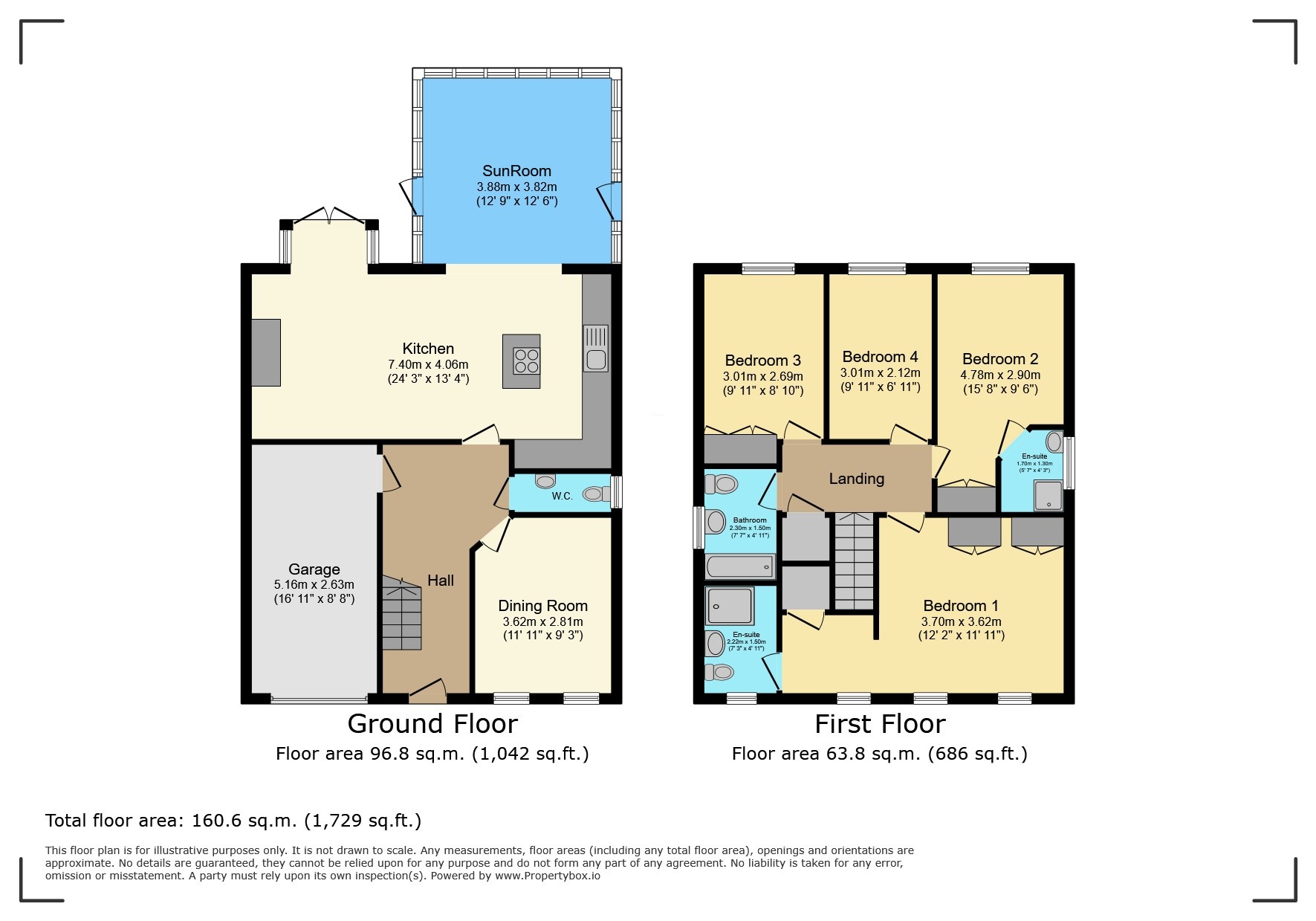12 Warwick Close, Saxilby, Lincolnshire floorplan