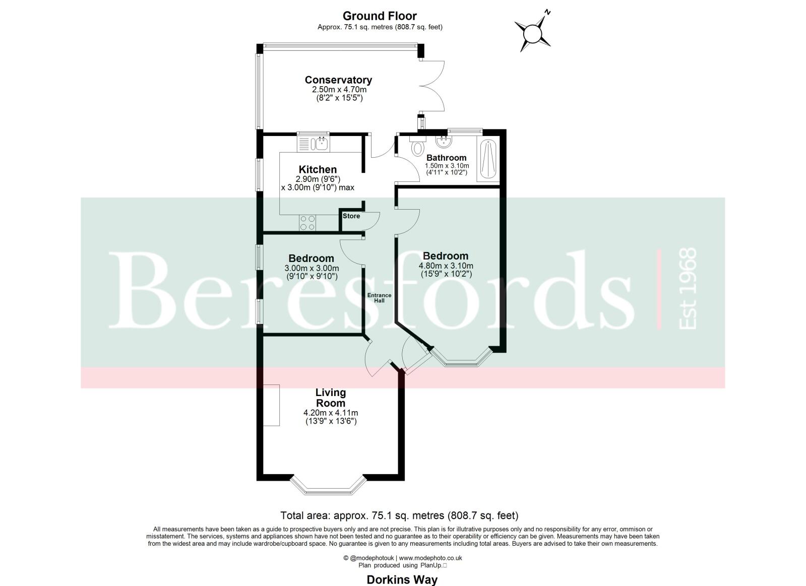 20, Dorkins Way, Upminster floorplan