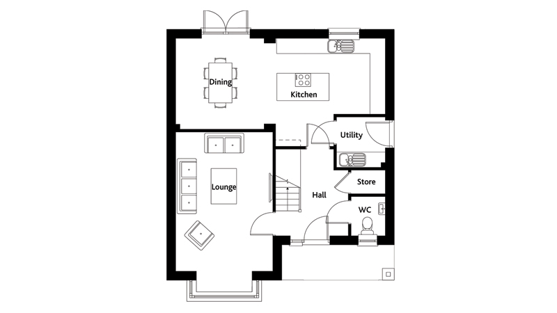 4 Bedrooms Detached house for sale in Plot 58 The Harlech, Summerland Lane, Newton, Swansea SA3