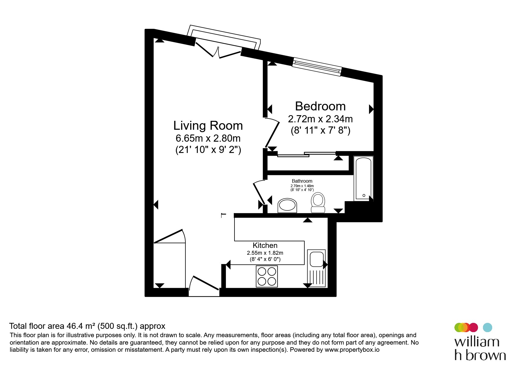Flat 31, The Habitat, Woolpack Lane, Nottingham floorplan