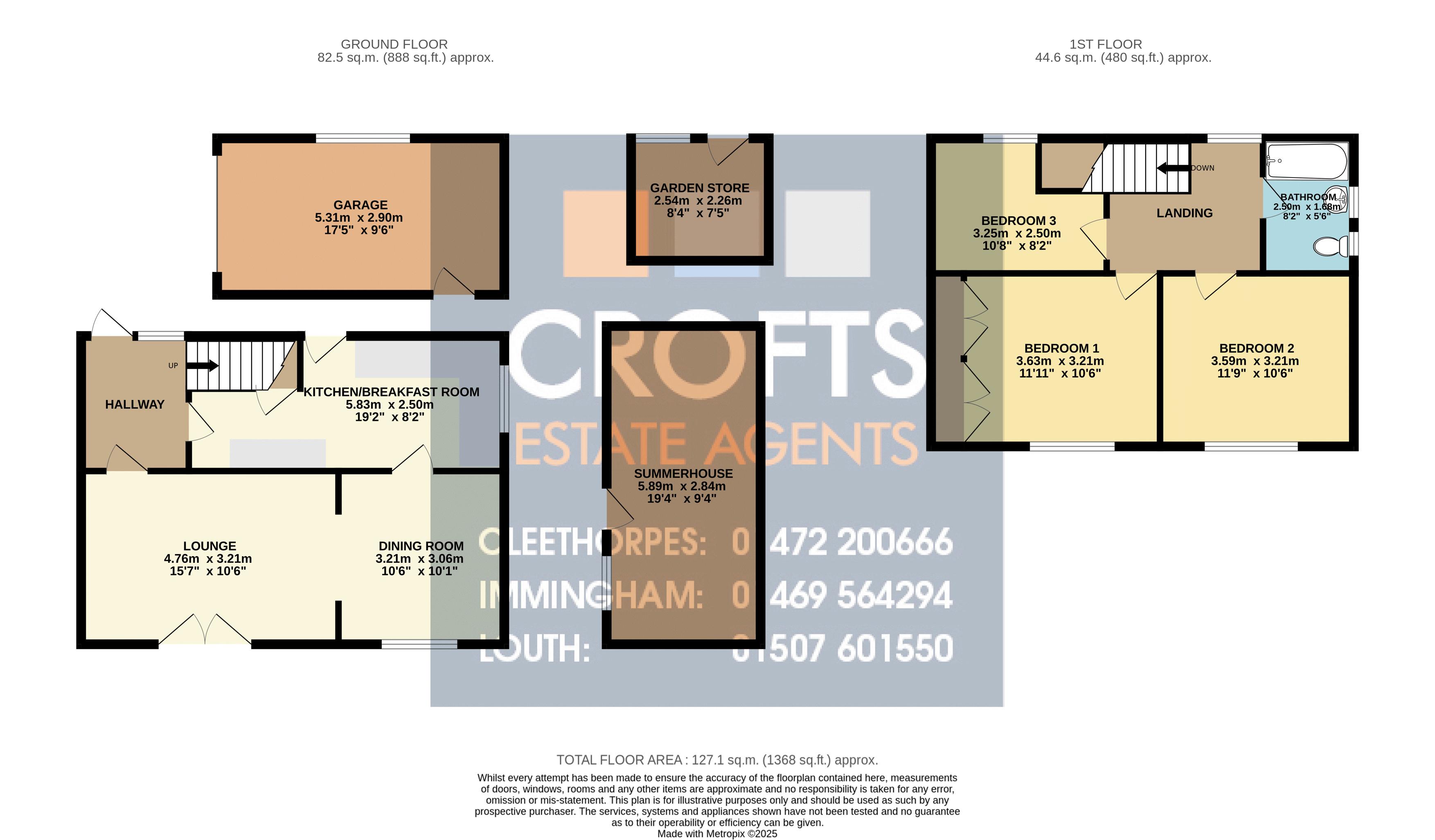 Maple Springs, Fire Beacon Lane, Covenham St. Bartholomew floorplan