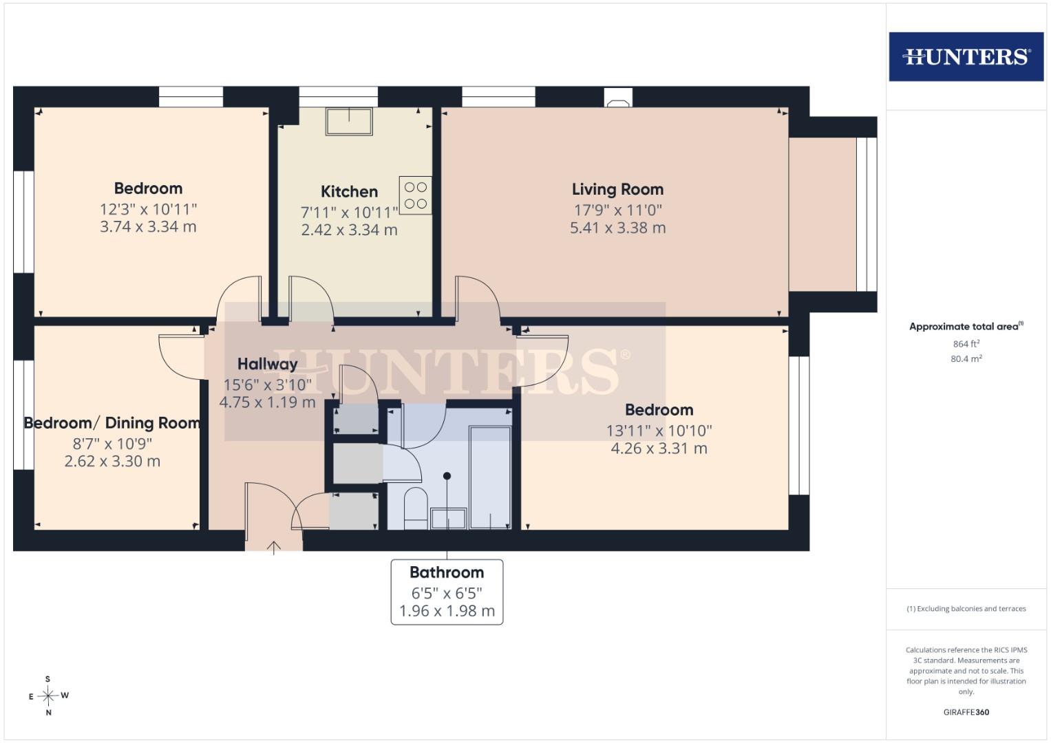 1, Melville Court, Filey floorplan