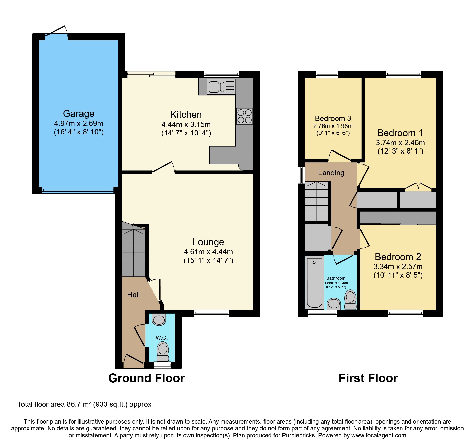 12, Shunters Drift, Chesterfield floorplan