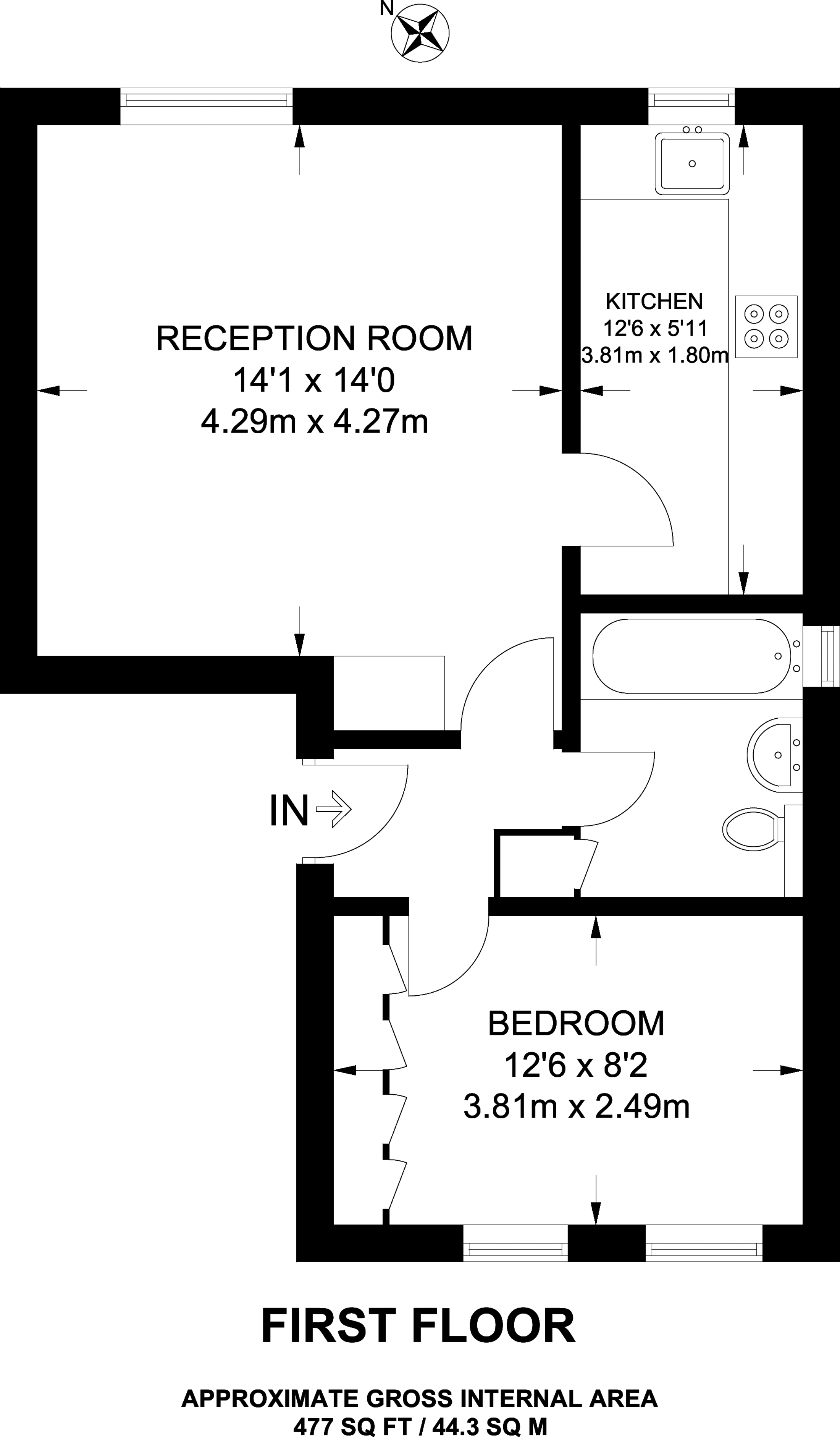 1 Bedrooms Flat to rent in Telegraph Place, Isle Of Dogs E14