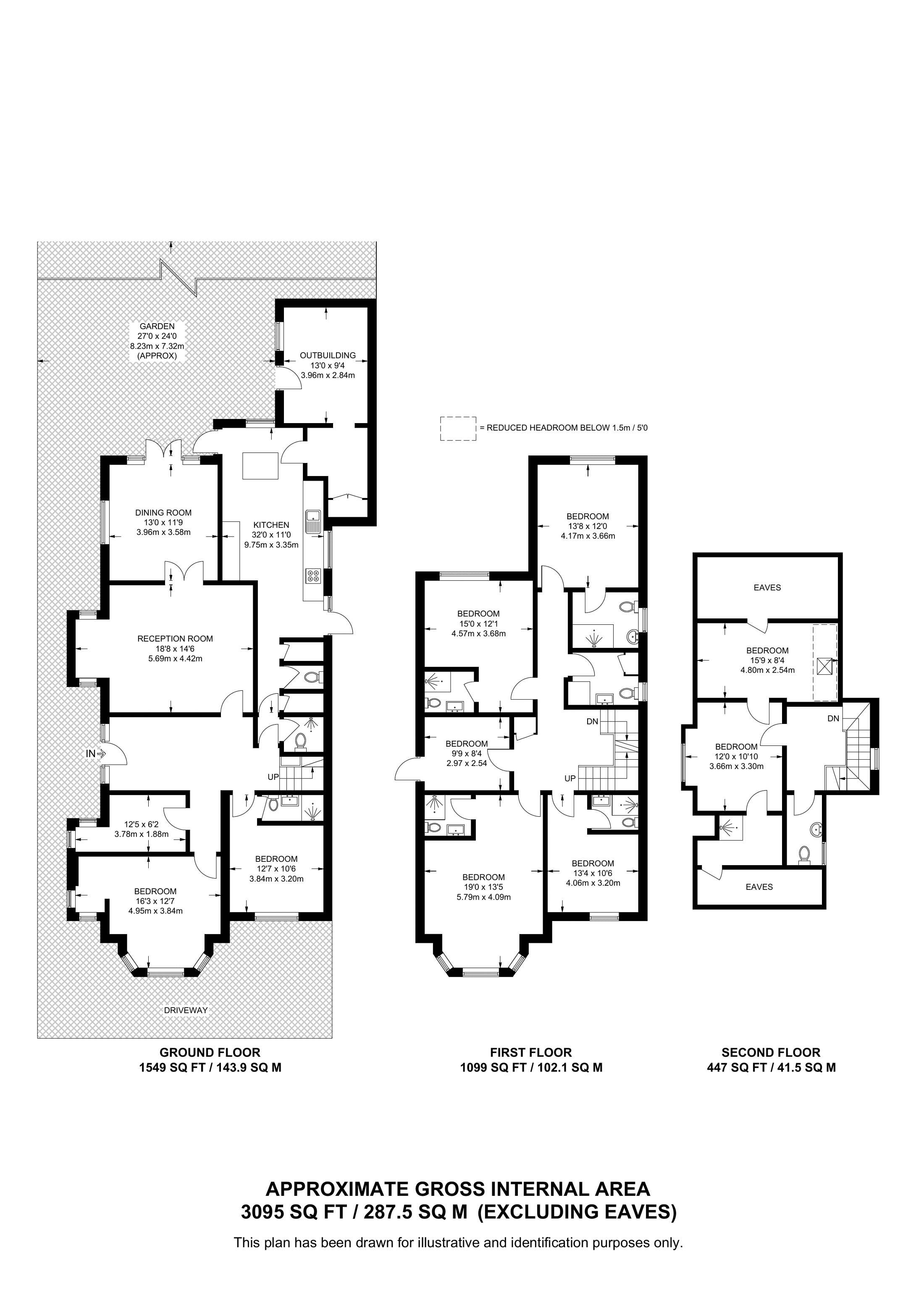 St Gabriels Road, Mapesbury Estate floorplan
