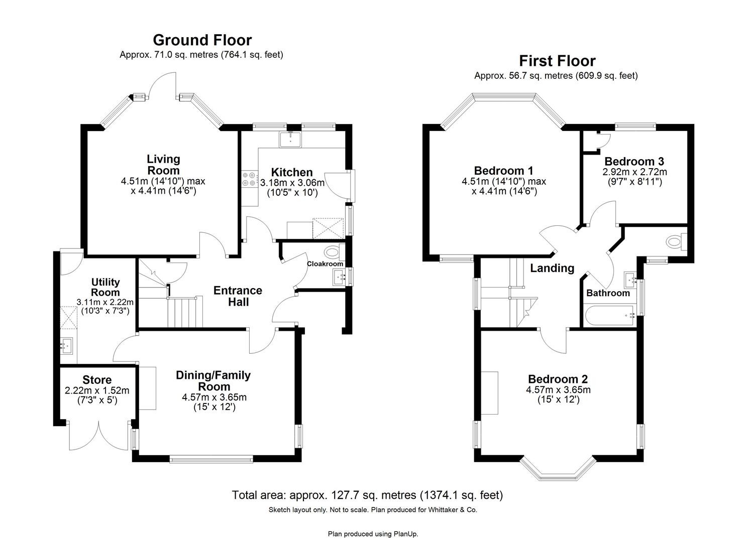 6, Churchill Road, St. Albans floorplan