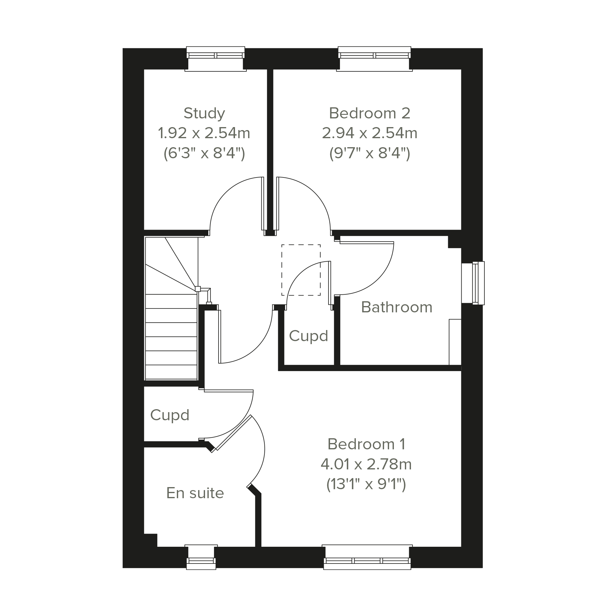 96, Candlet Road, Felixstowe floorplan