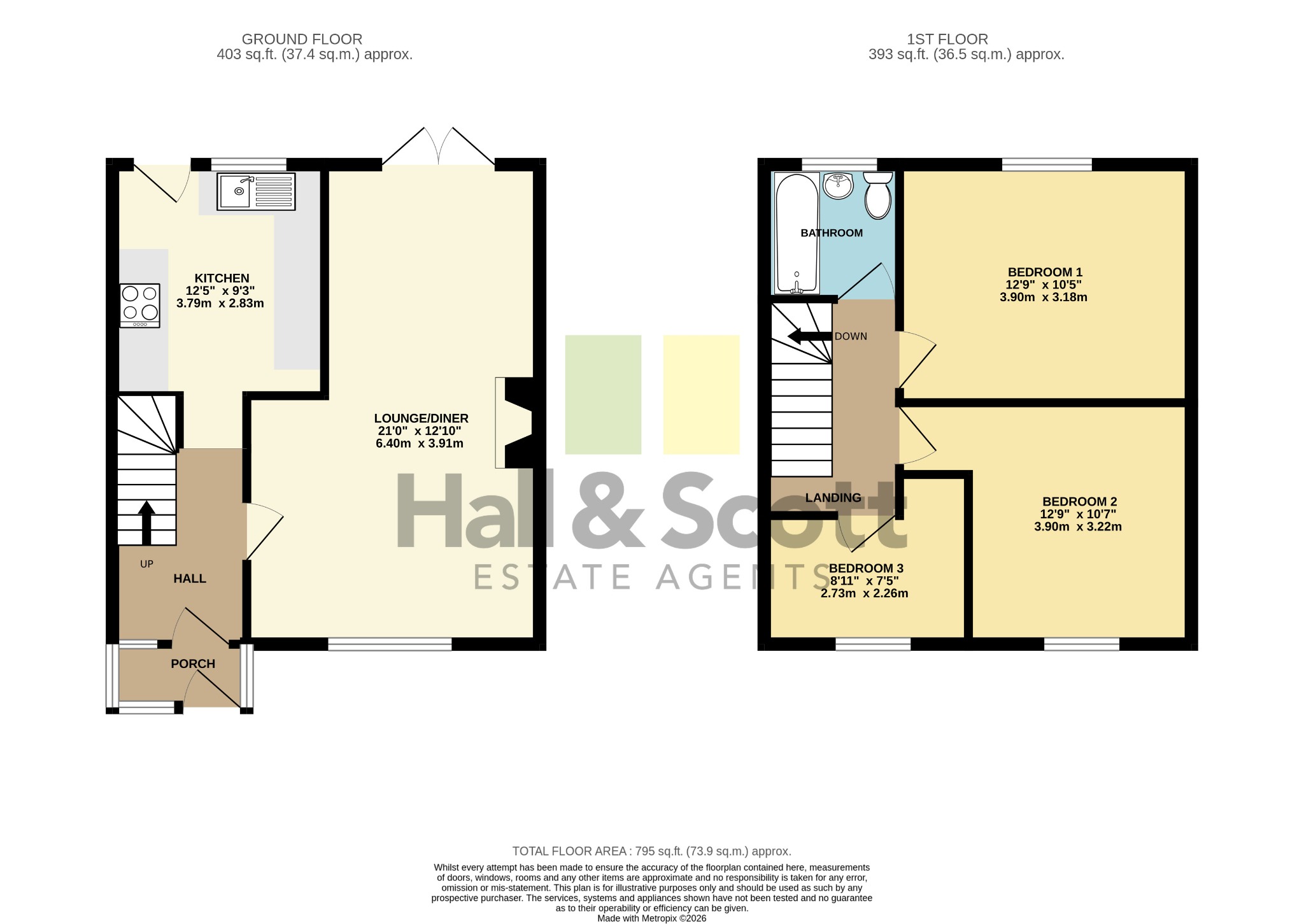 26 Ridgeway Gardens, Ottery St Mary floorplan