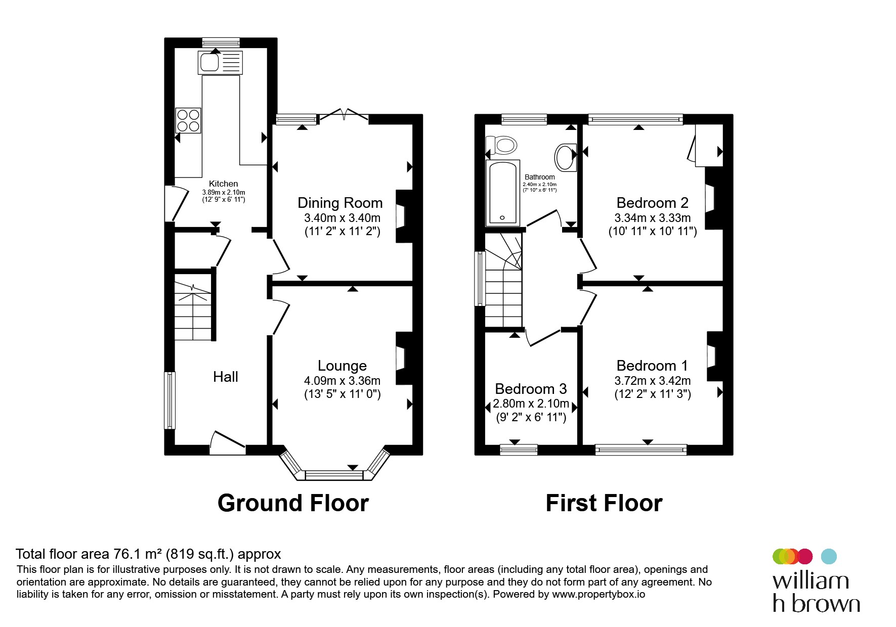 45, Whitley Road, Hoddesdon floorplan