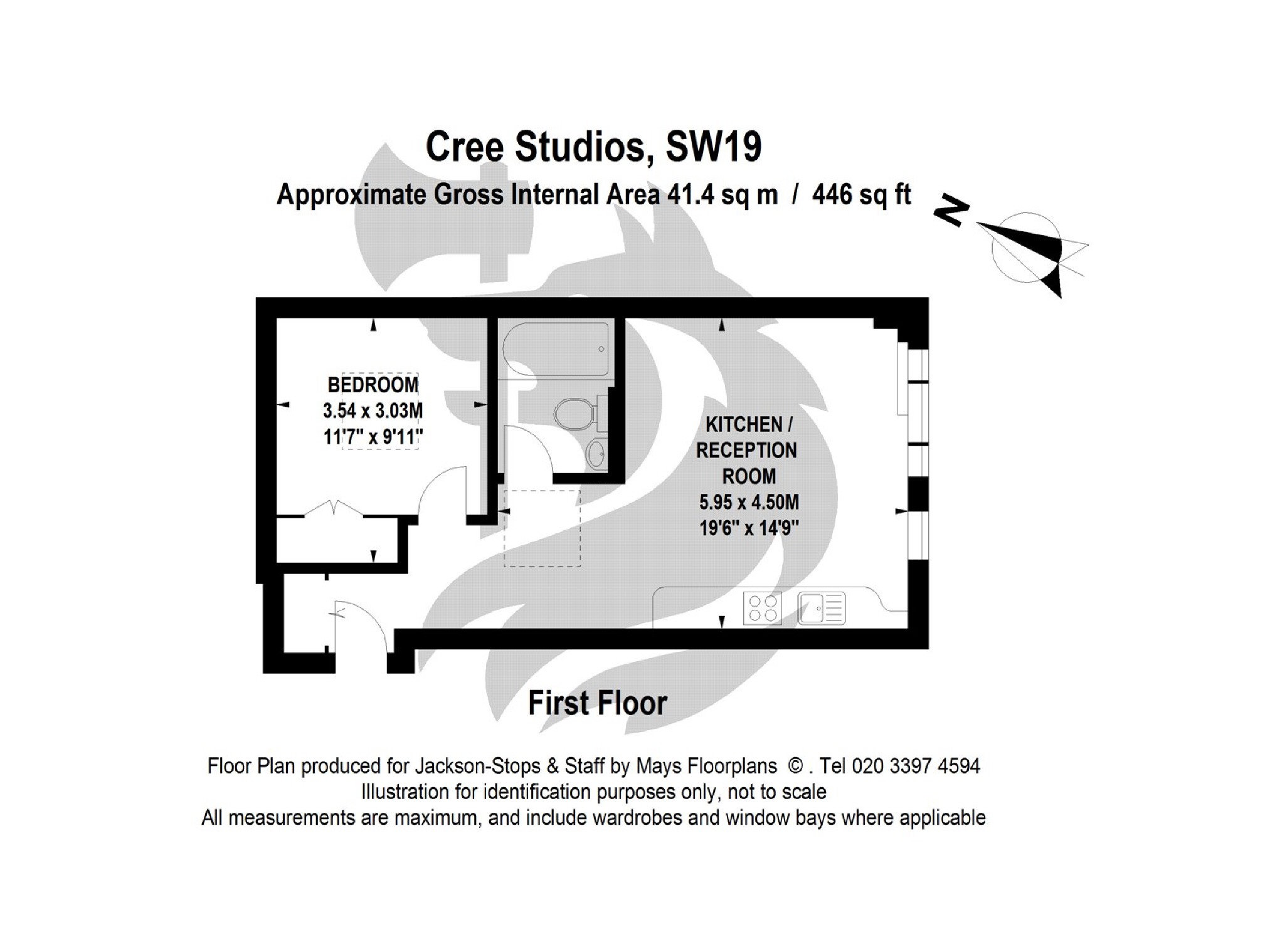 8 Cree Studios, Elm Grove, London floorplan