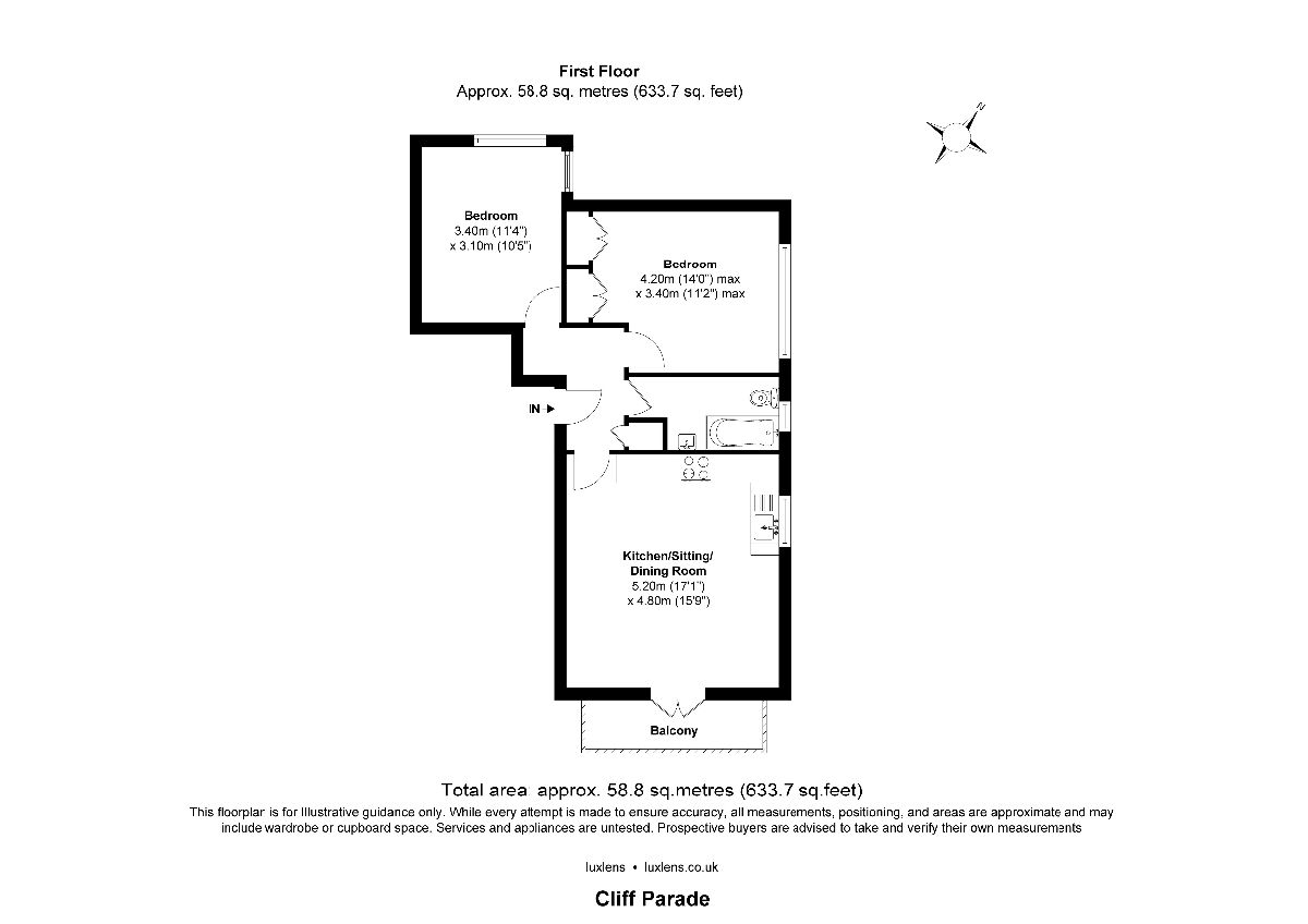 6 Anchor Lodge, Walton on the Naze floorplan