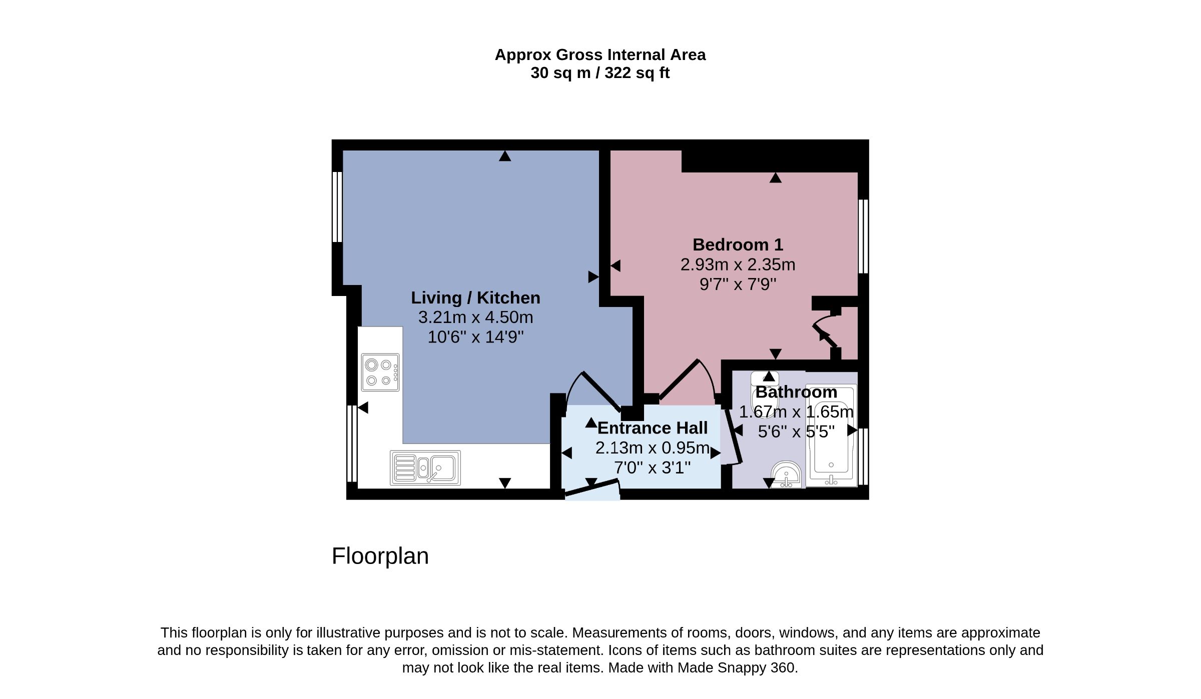 Flat 4, 35 High Street, Knaresborough floorplan