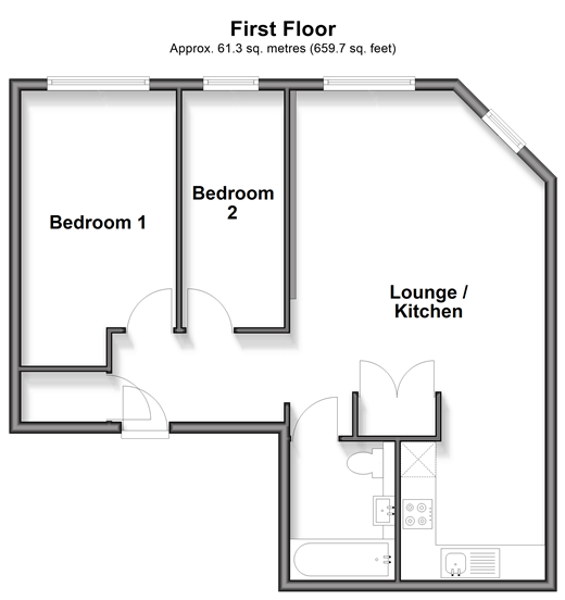 Mill Green Road, Mitcham Junction floorplan
