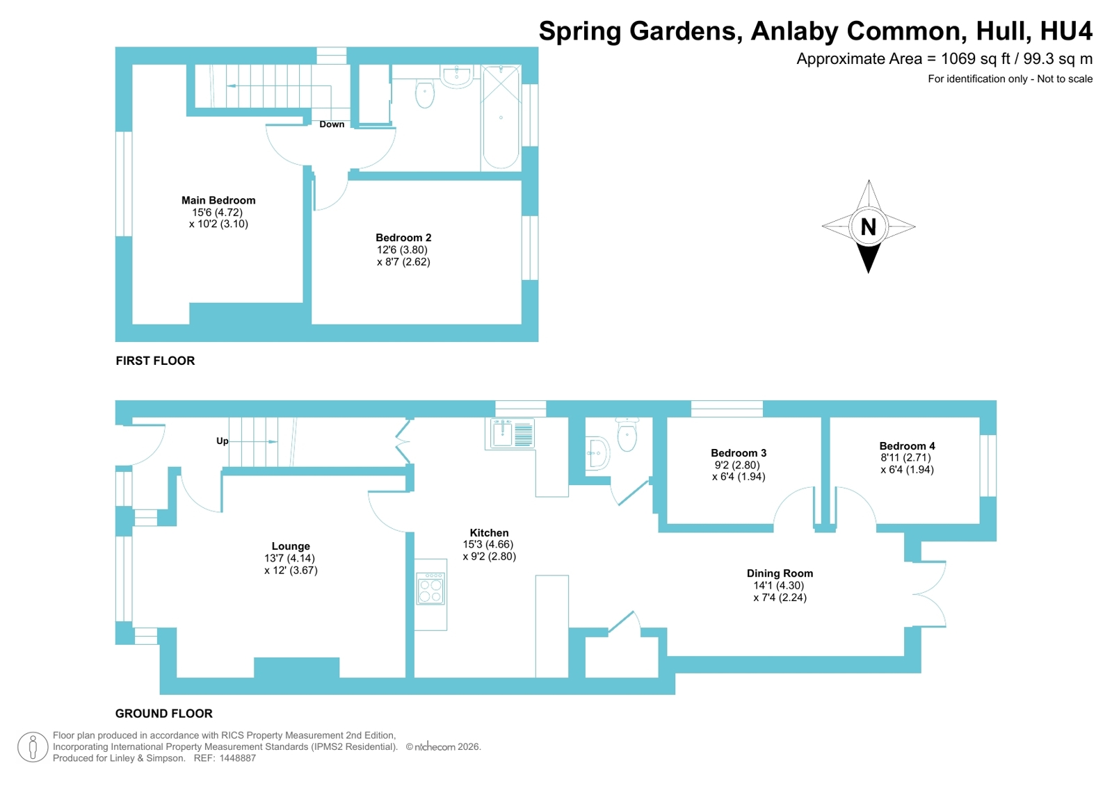 68, Spring Gardens, Hull floorplan