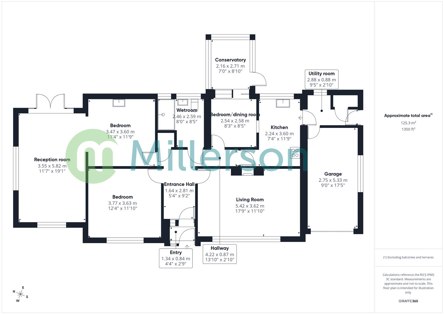 5, Rosewarne Gardens, Camborne floorplan