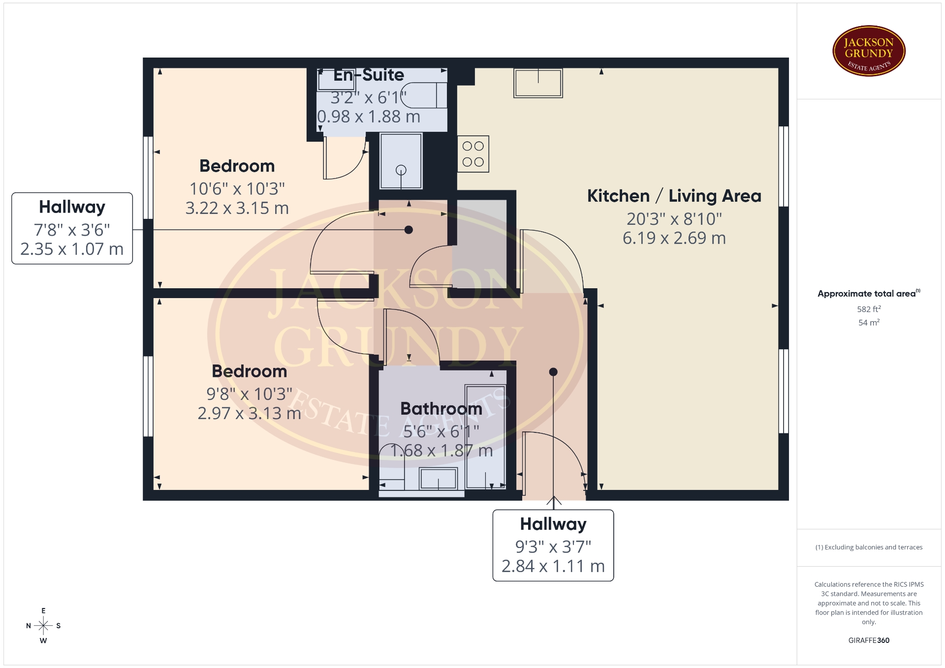 45 Underwood House, Gregory Gardens, Northampton floorplan