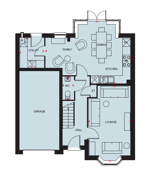 H8462195, Beck Lane, Sutton-In-Ashfield floorplan