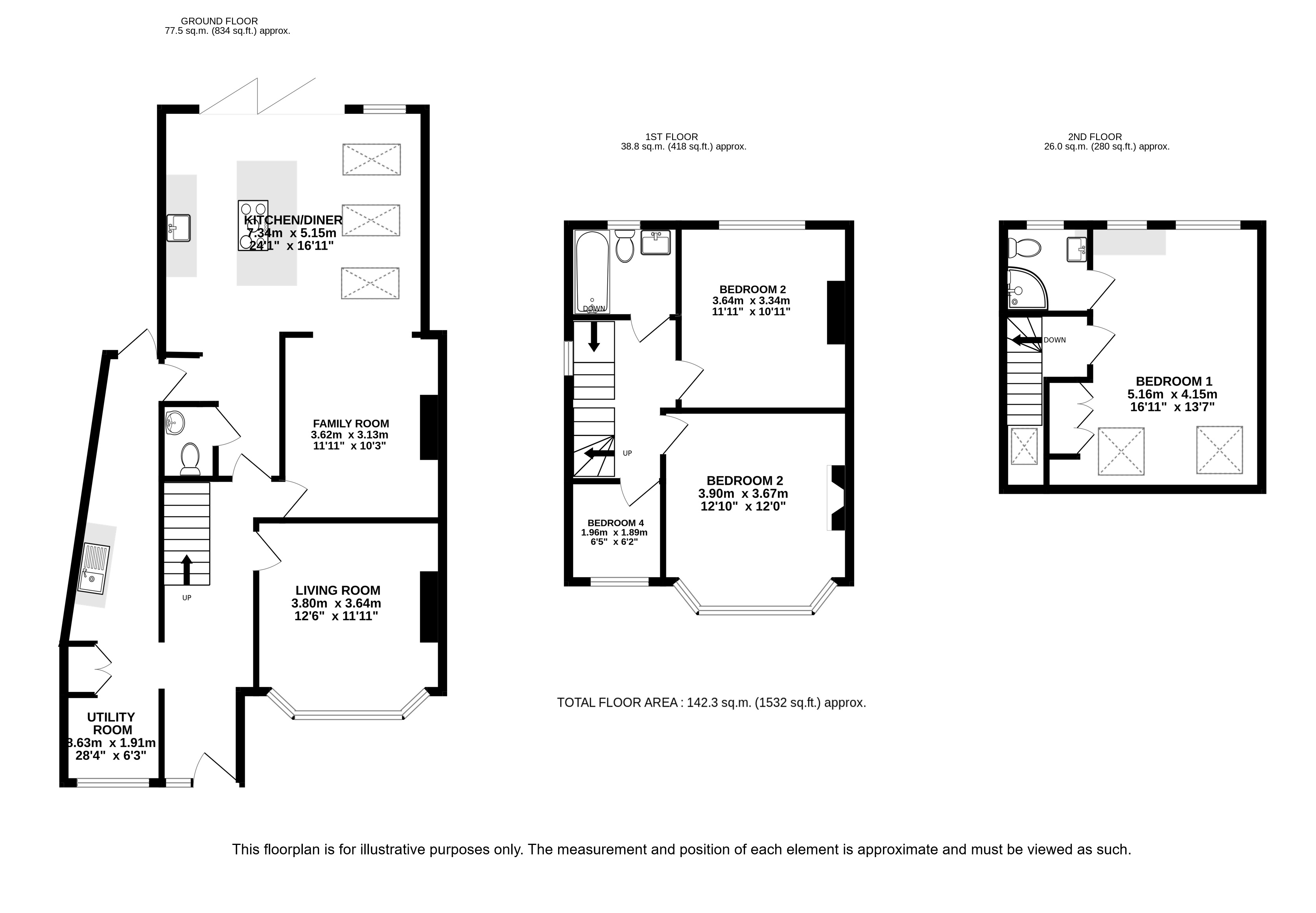 5, Bettespol Meadows, St. Albans floorplan