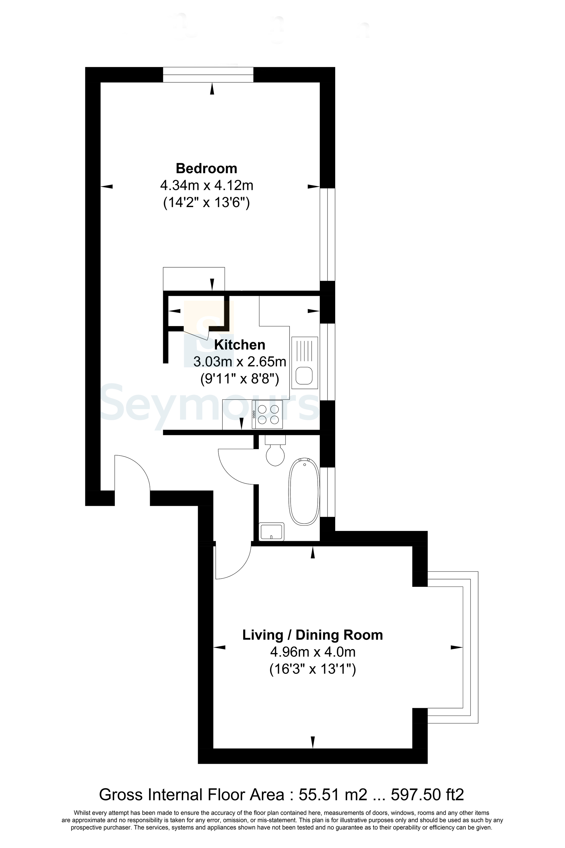 York Road, Woking, Surrey, GU22 floorplan
