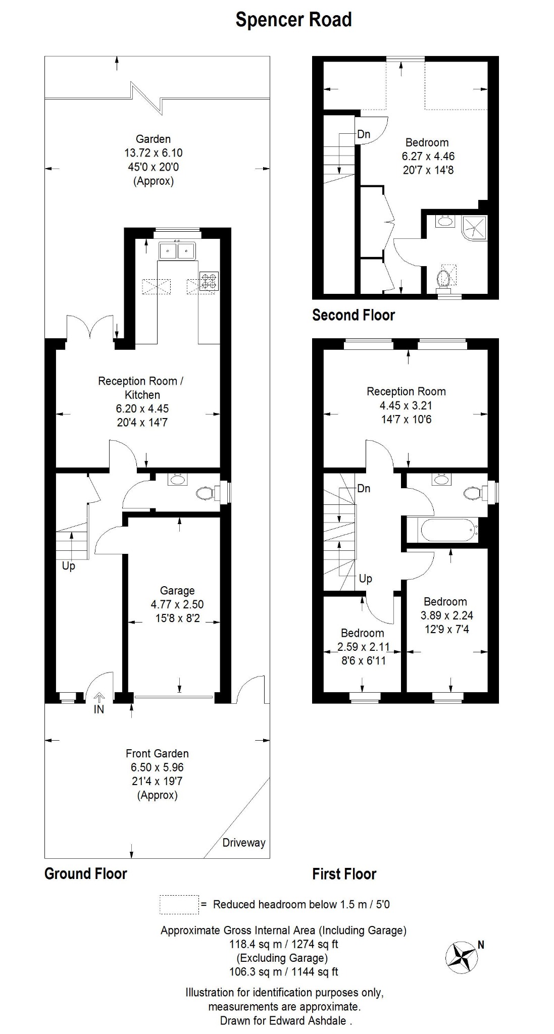 1A Spencer Road, Bromley, Kent floorplan