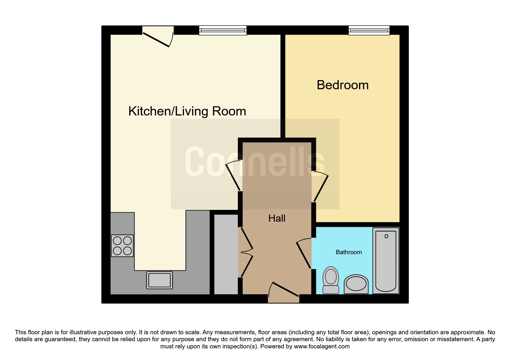 8, Roosevelt Apartments, 1, Lexington Gardens, Birmingham floorplan