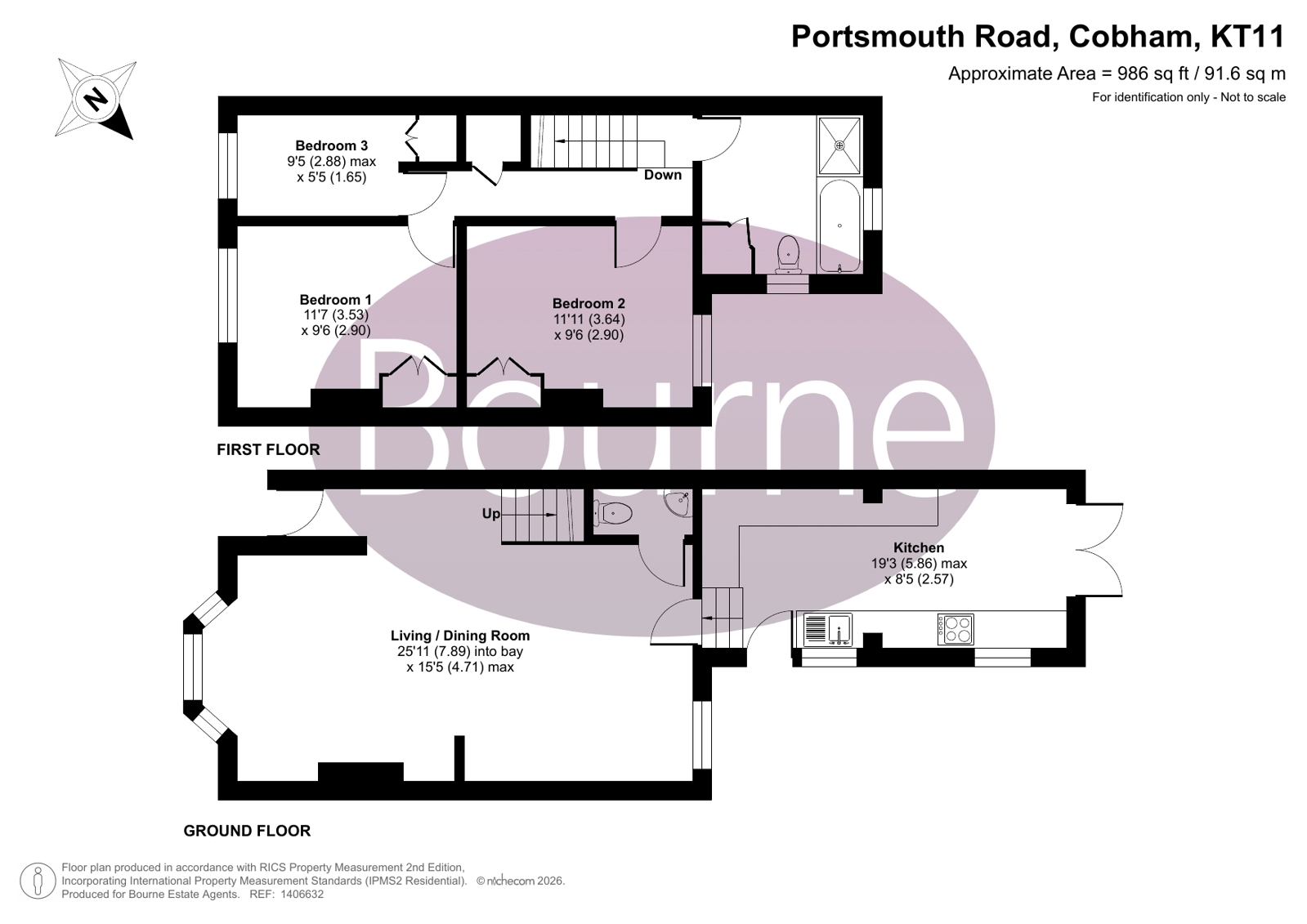 209, Portsmouth Road, Cobham floorplan
