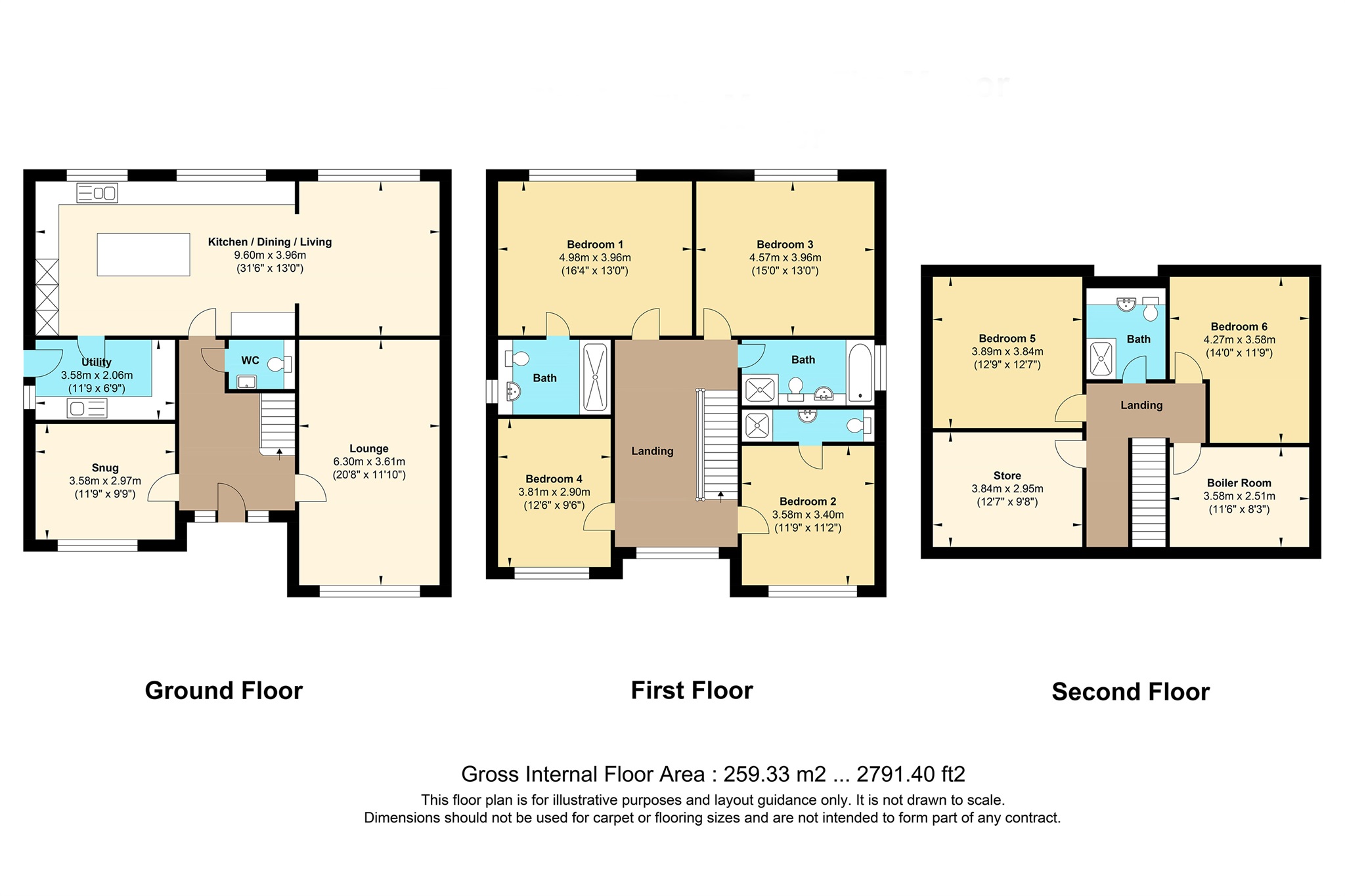 Plot 5, The Ash, Manor Court, Horbury floorplan