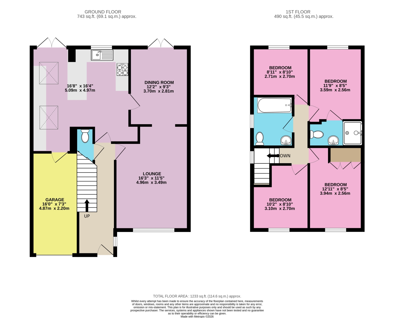 6, PHEASANT WAY, CIRENCESTER floorplan