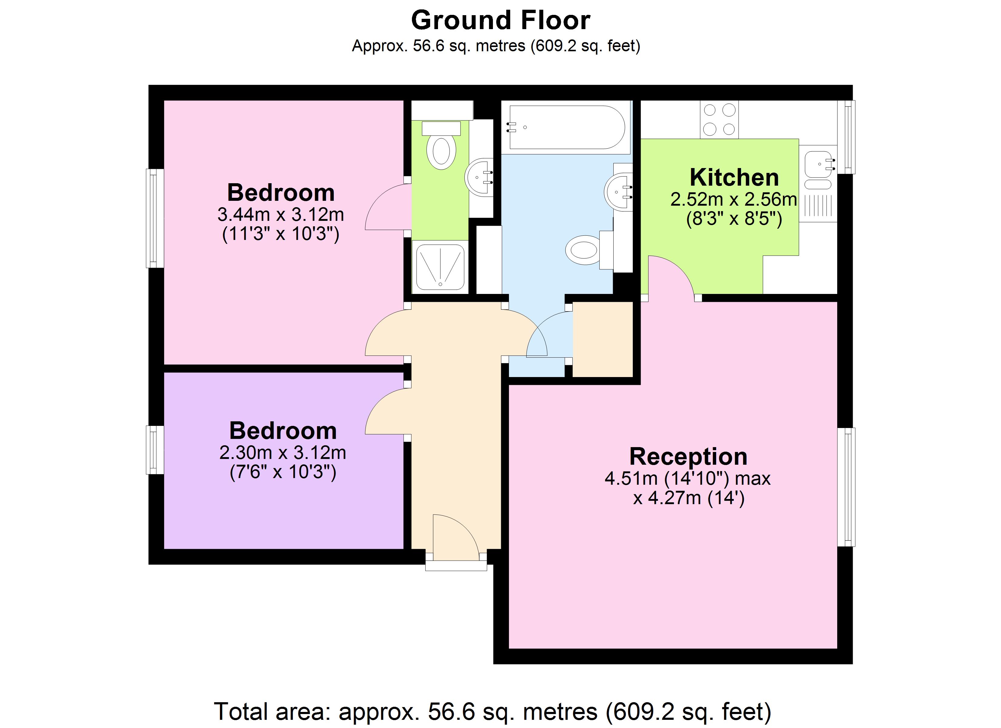 2 Bedrooms Flat for sale in Thyme Close, Blackheath, London SE3