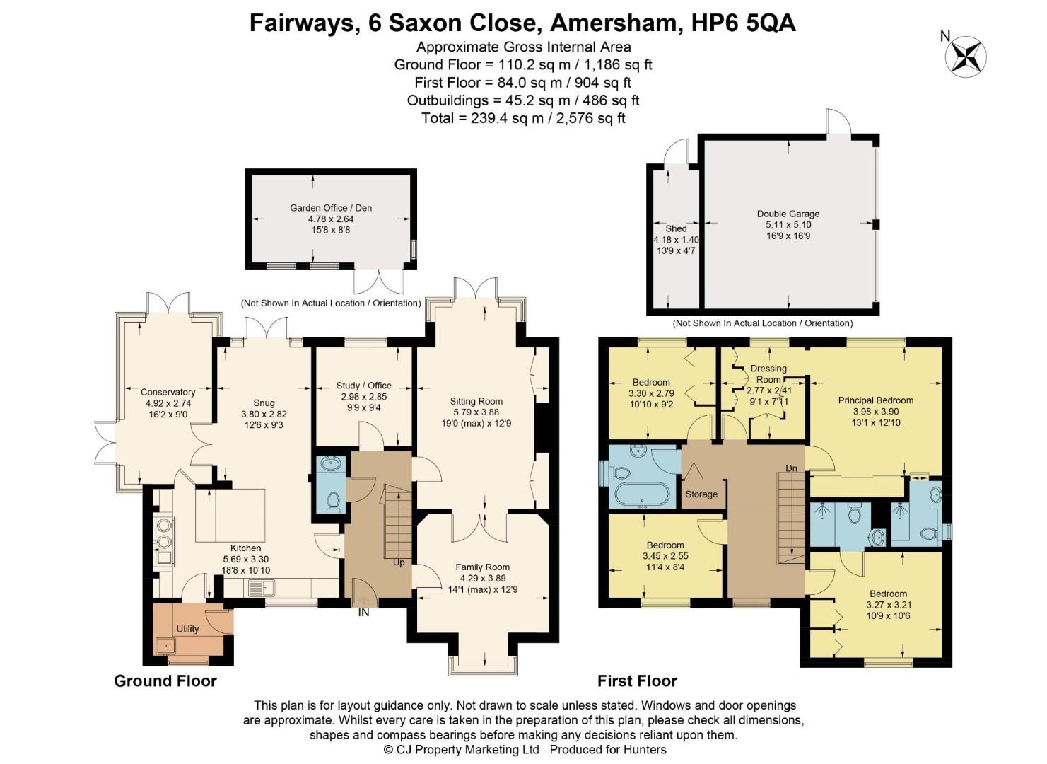 Fairways, 6, Saxon Close, Amersham floorplan